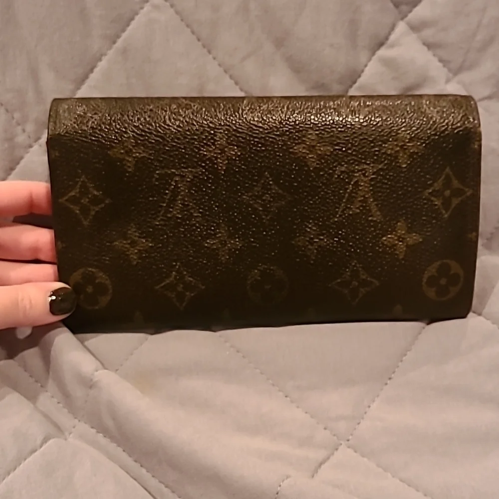 Louis Vuitton Monogram Brown Sarah Wallet